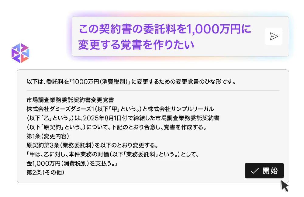 契約書ドラフティング